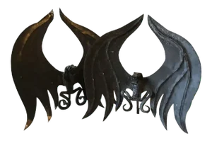 1920s Handmade Dragon Andirons