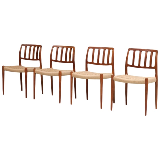 Danish Dining Chairs by Niels Otto Møller, 1960s, Set of 4 For Sale