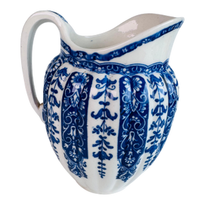 Late 19th Century Mintons Blue and White Queensberry Pitcher