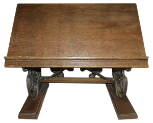 Antique French Table Top Lectum