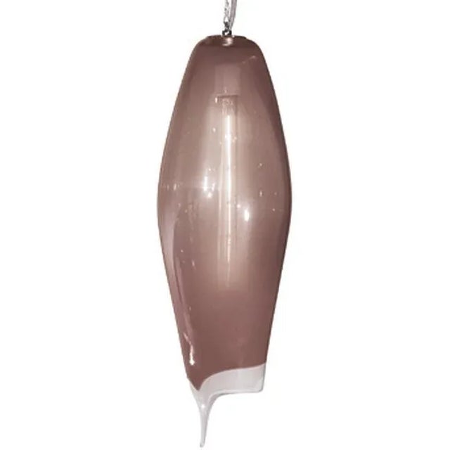 Mid-Century Modern Virtue Pendant Light in Tea For Sale - Image 3 of 3
