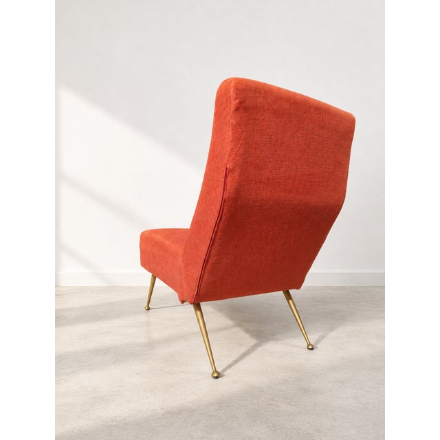 Mid-Century Modern Italian Modern Slipper Armchairs by Marco Zanuso, 1960, Set of 2 For Sale - Image 3 of 11