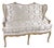 French Upholstered Settee Circa 1860 For Sale In New Orleans - Image 6 of 6