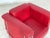 Carat Lounge Chair in Red Leather from Züco For Sale - Image 6 of 11