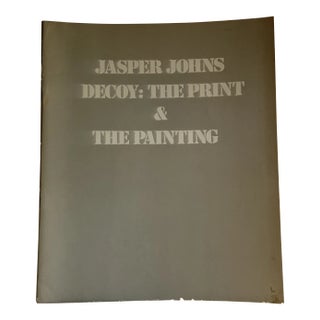1972 Jasper Johns Decoy Print and Painting Book For Sale