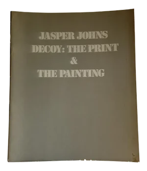 1972 Jasper Johns Decoy Print and Painting Book