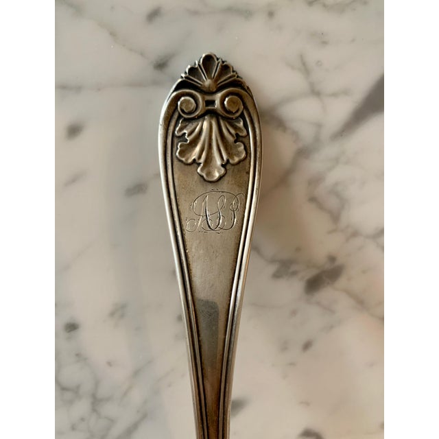 Victorian Large Gorham Soup Ladle in the "Josephine" Pattern 1855 Coin For Sale - Image 3 of 9