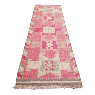 Handmade Wool Rug, 1960s For Sale