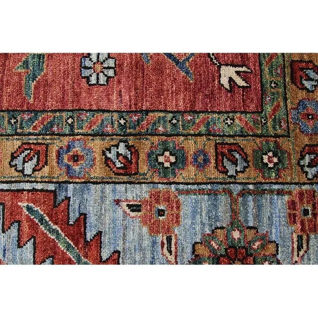 1990s Handwoven Serapi Style Area Rug 11’10” X 14’10” For Sale - Image 12 of 12