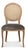 Natural cane stands out against a driftwood finish, with deep charcoal upholstery grounding the pale woven back. It is the...