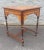 1950s Pair of Anglo-Indian Victorian Style Walnut and Rosewood Square Side Tables For Sale - Image 5 of 11