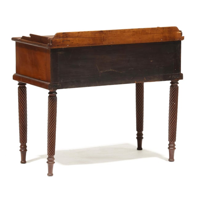 Wood American Classical Cherry Inlaid Server / Work Table, Circa 1820 For Sale - Image 7 of 8