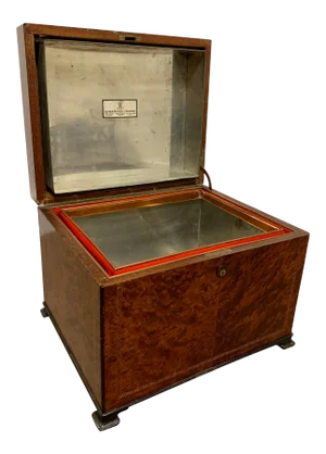 Alfred Dunhill of London Early 20th C. Large Cigar Humidor Box