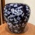 Vintage Asian Chinese Blue and White Porcelain Hawthorn Vase Sakura Motifs Glazed Handmade Hand Painted For Sale - Image 13 of 13