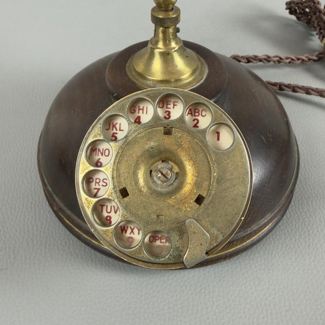 Vintage Telcer Rotary Telephone, Italy, 1960s For Sale - Image 6 of 12