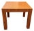 Vintage 1970s Large Boho Wood-Grain Laminate Side/End Table For Sale