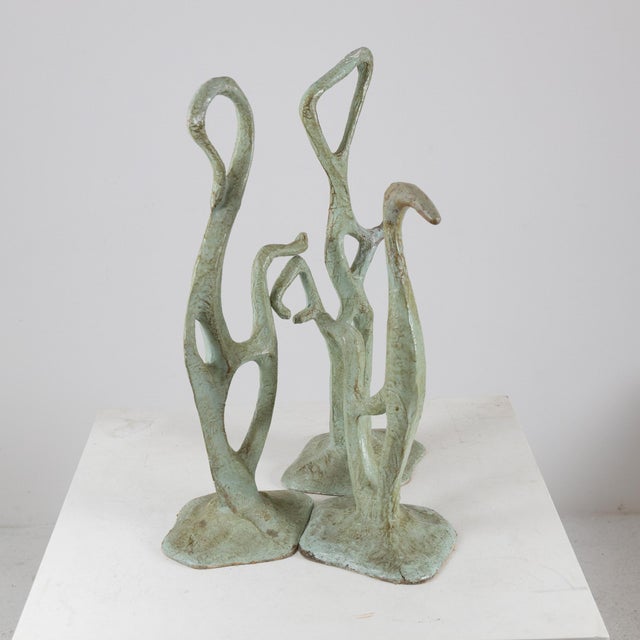 Papier Mâché Sculptures, Set of 3 For Sale - Image 3 of 9