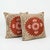 Mid-Century Modern Uzbek Cotton Suzani Pillow Cover 26'' X 28'' - Set of Two For Sale - Image 3 of 5