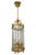 Italian Gilt Metal and Glass Lantern, 1970 For Sale - Image 6 of 6