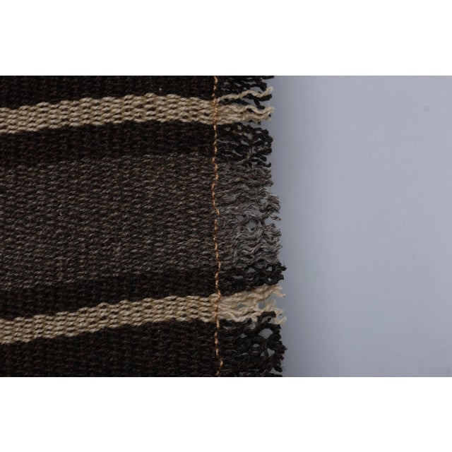 Turkish Striped Kilim Rug 5'6'' X 8'3'' For Sale - Image 9 of 12