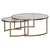 2020s Modern Gold Leaf Nesting Tables - Set of 2 For Sale - Image 5 of 5