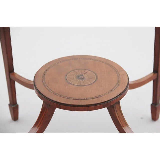 19th-Century Satinwood Occasional Table For Sale - Image 4 of 9