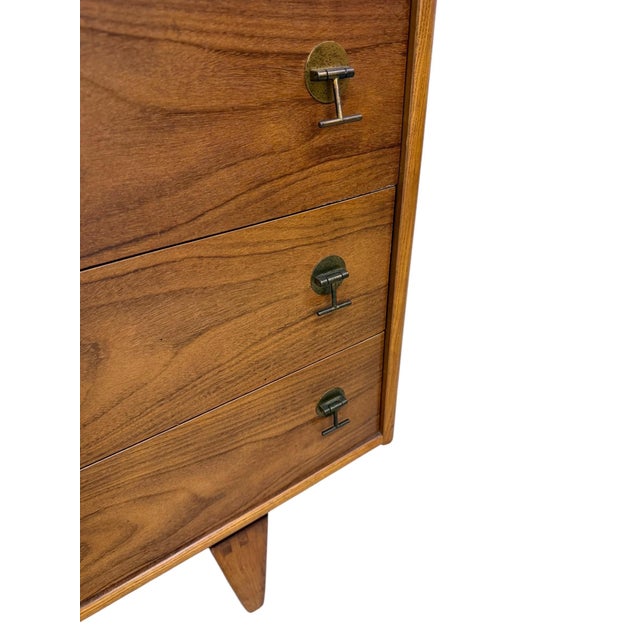 Mid-Century Modern Stanley Walnut Sideboard - Refinished! For Sale - Image 11 of 13