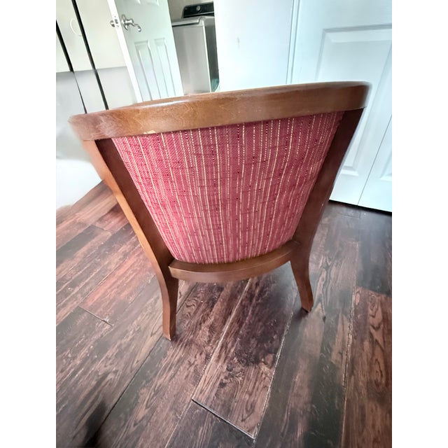 Mid-Century Hollywood Regency Hammary Cane Barrel-Back Chairs - A Pair For Sale In Phoenix - Image 6 of 12