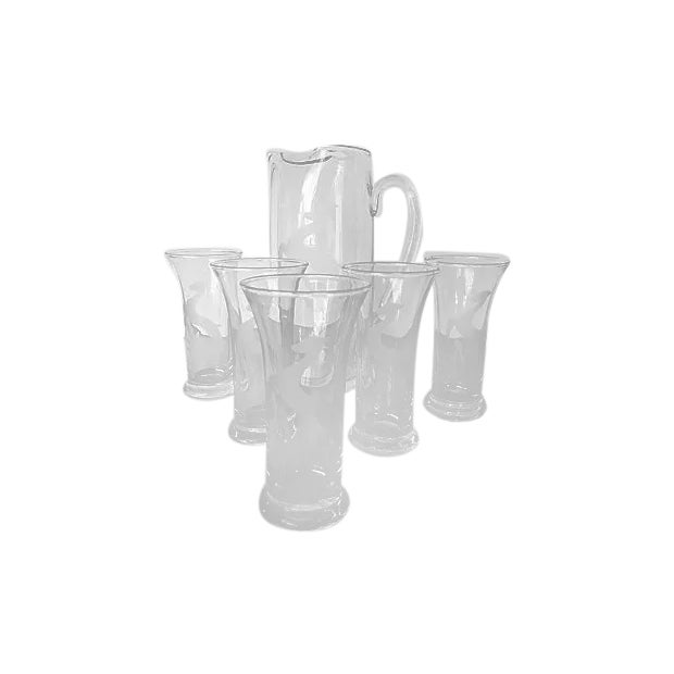 6 Pieces Mid Century Cocktail Set For Sale