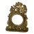 Antique Brass Black Forest Frame Desk Accessories For Sale