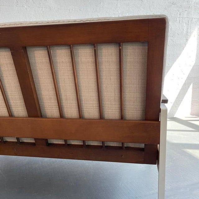 Wood 1960s Mid-Century Modern Walnut Loveseat Sofa by Steelcase For Sale - Image 7 of 8