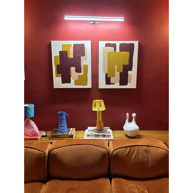 Caroline Leseur, Sand Hills N° 1, Acrylic on Canvas For Sale - Image 4 of 5