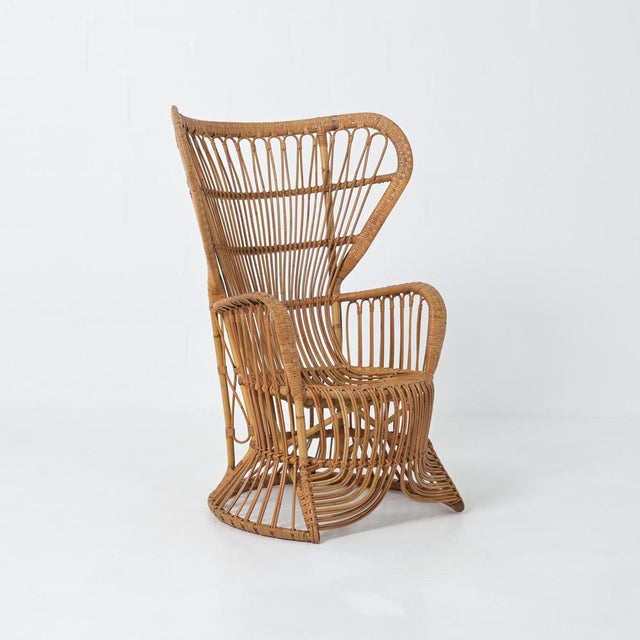 Peacock Armchair by Rohé Noordwolde, 1960s For Sale - Image 9 of 18