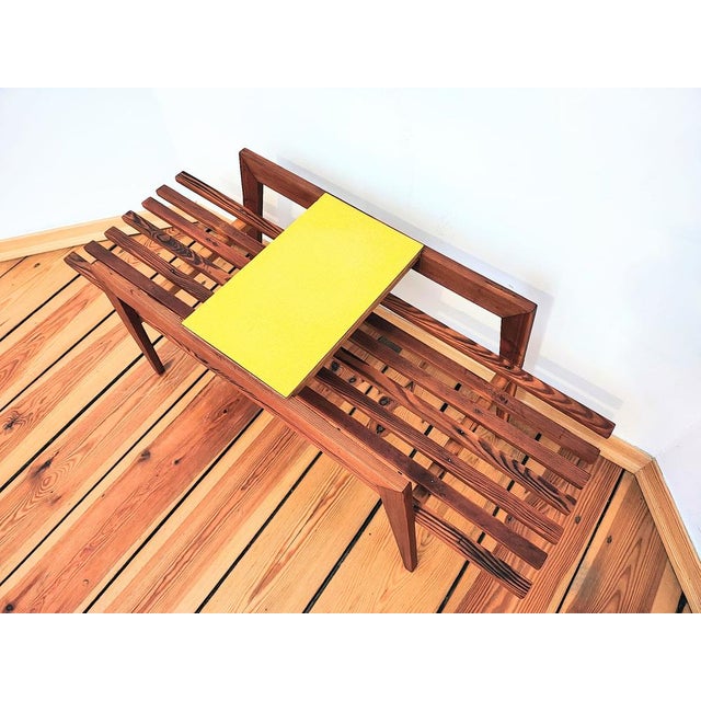 Wood Flowerbed Bench from Krasna Jizba, Czechoslovakia, 1960s For Sale - Image 7 of 11