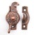 Victorian style window sash lock made of copper finish cast iron. The original mounting screws are not available. Good...