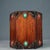 1980s Vintage Huali Wood Hexagonal Brush Holder, Copper Corners and Jade-Like Stones For Sale - Image 5 of 9