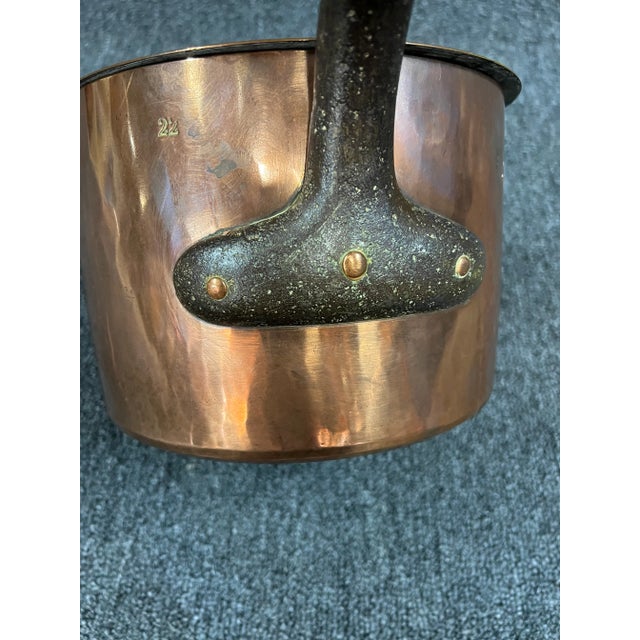 Metal Copper Saucepan 22oz For Sale - Image 7 of 8