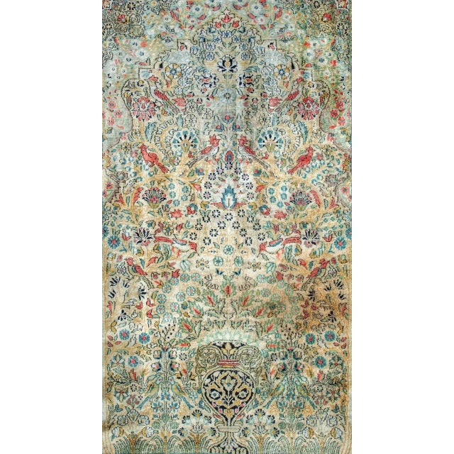 Cashmere Silk Tree of Life Rug For Sale - Image 3 of 11