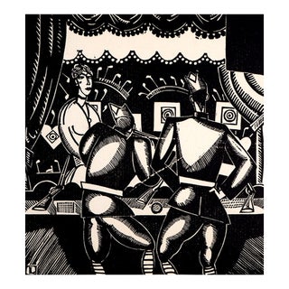 Jean-Emile Laboureur, Shooting Range at the Fair, Original Engraving For Sale