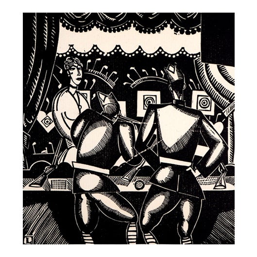 Jean-Emile Laboureur, Shooting Range at the Fair, Original Engraving For Sale