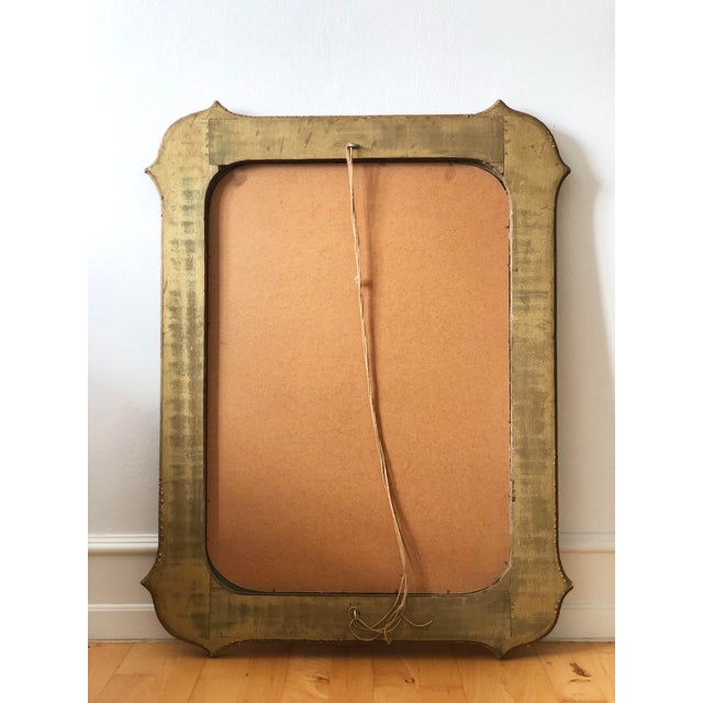 Large Vintage Giltwood Wall Mirror – Napoleon III Style, Belgium, 1970s For Sale - Image 9 of 10