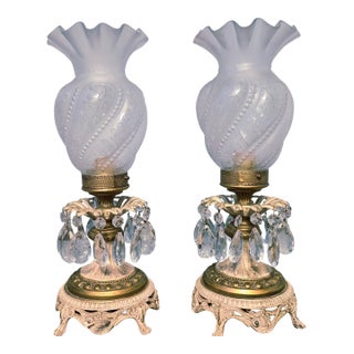 Mid 20th Century Hollywood Regency Lamps - a Pair For Sale