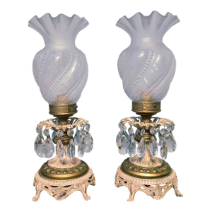 Mid 20th Century Hollywood Regency Lamps - a Pair
