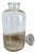 French Laboratory Glass Storage Jar with Fitted Glass Stopper, 1920s For Sale