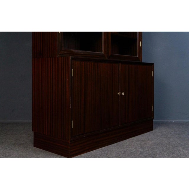 Mid-Century Mahogany Bookcase, 1970s For Sale - Image 12 of 15