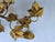 Gold Gilt Tole Grapevine and Leaf Wall Mount Candelabra For Sale - Image 8 of 9