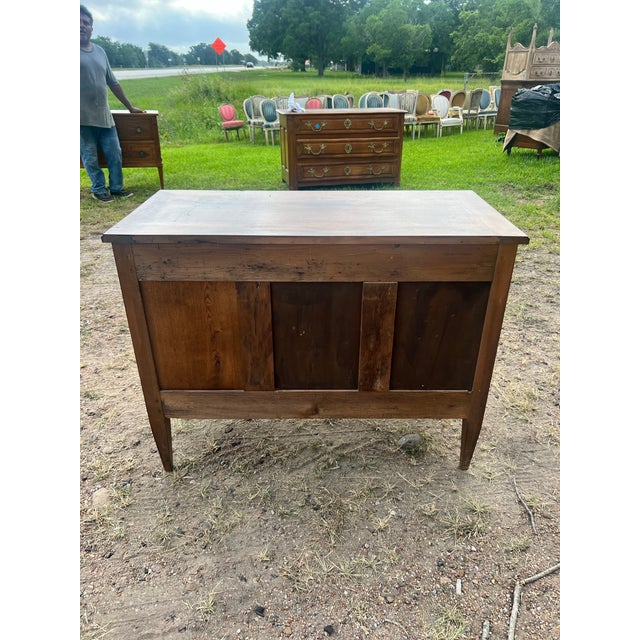 French 19th Century Louis XVI Walnut Chest of Drawers For Sale - Image 6 of 12