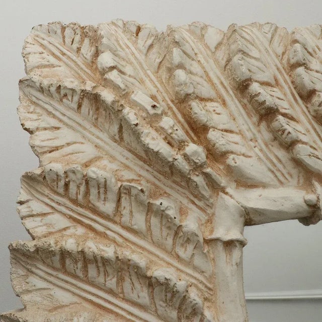 Tropical Palm Tree Leaf Wall Mirror | Chairish