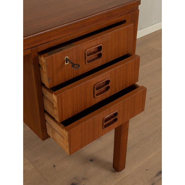 Brown Freestanding Desk from Tibergaard, 1960s For Sale - Image 8 of 11