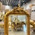 Fall in love with the unique design of this French style gold birds floor mirror. Featuring intricate bird details at the...